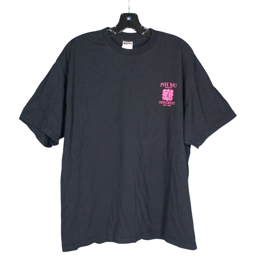 Adults PHI MU ALPHA RHO 50th Anniversary LES SOEURS FIDELES NLU ULM T-Shirt XL